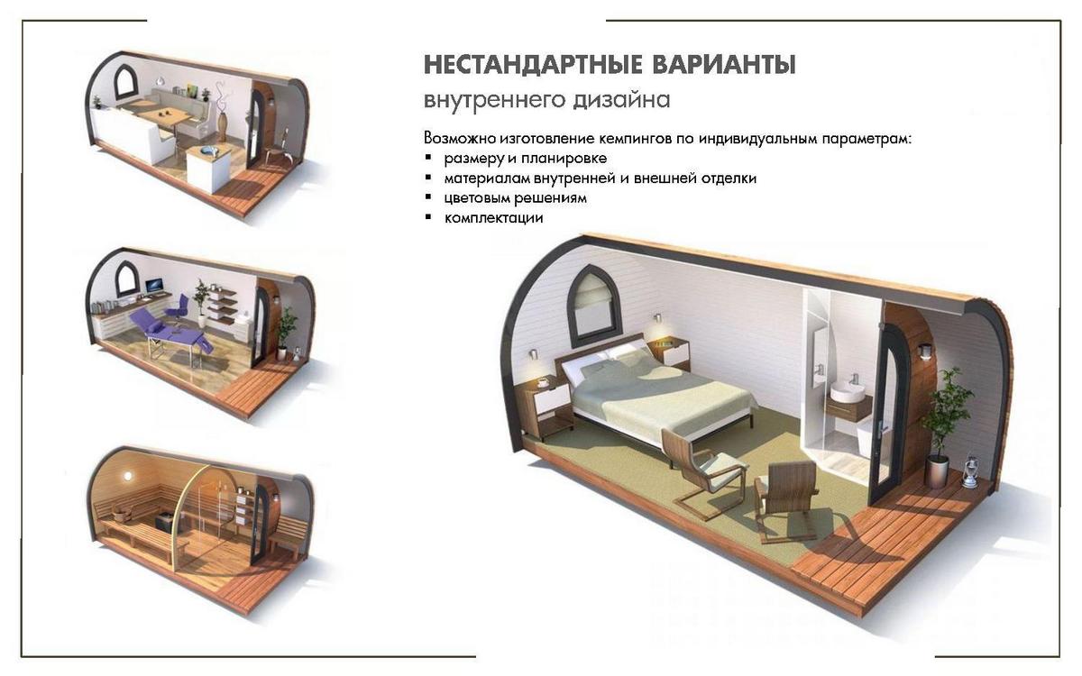 Кемпинг дом «Макси» с боковым входом